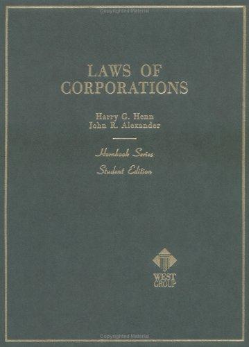 Laws of Corporations and other business enterprises