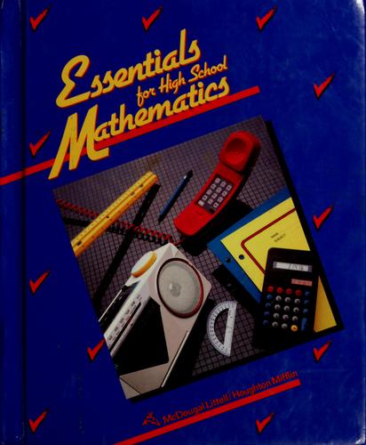 Essentials for High Schod Mathematics