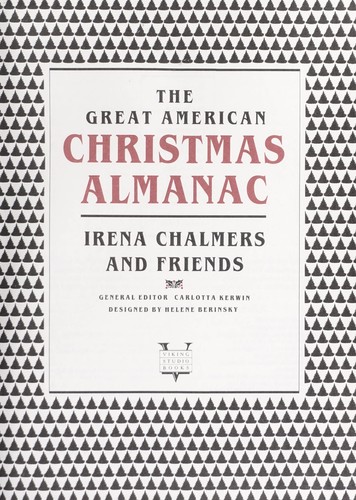The Great American Christmas Almanac
