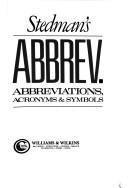 Stedman's abbreviations, acronyms and symbols