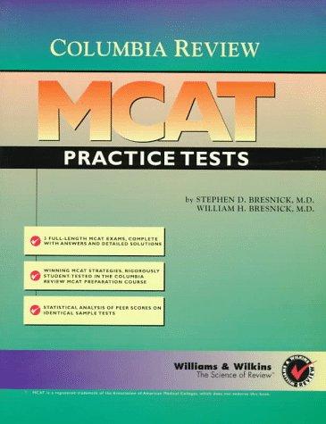 Columbia Review MCAT practice test