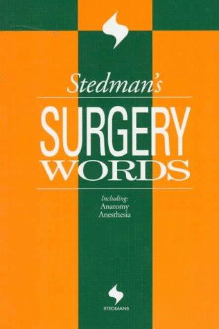 Stedman's surgery words