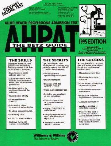 Allied Health professions admission test (AHPAT)
