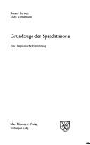 Grundzuge der Sprachtheorie