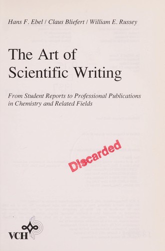 The Art of Scientific Writing
