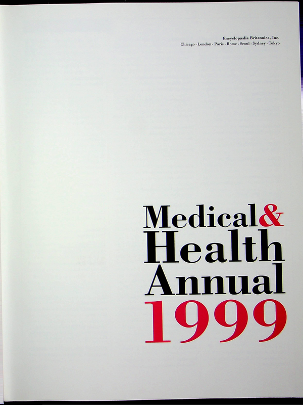 Medical and health annual